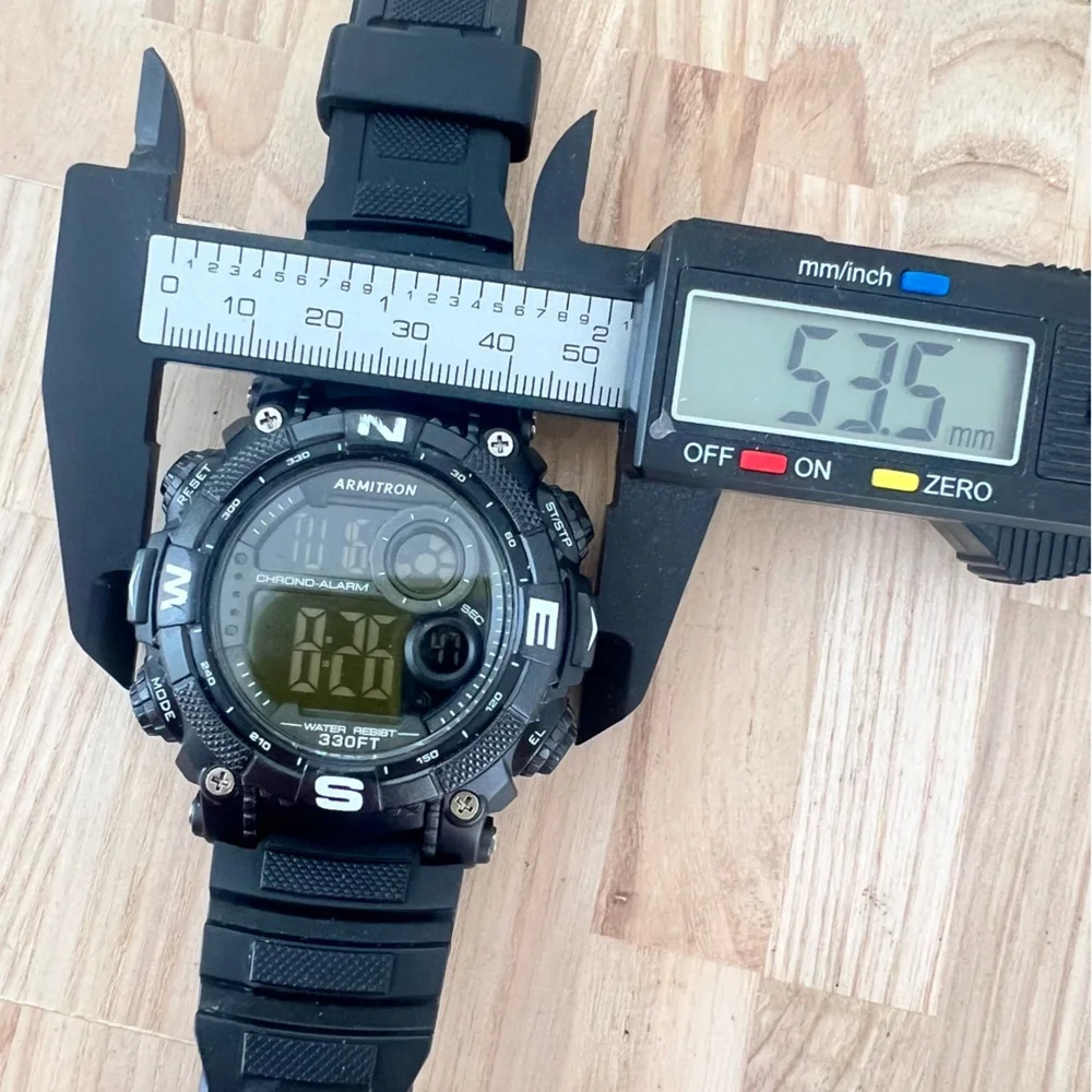 Armitron pro sport chrono alarm digital watch NEW BATTERY